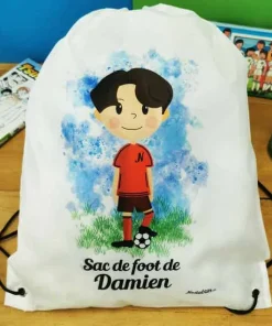 Alternative view of Sac à dos de foot / Football enfant personnalisable – Fille et garçon