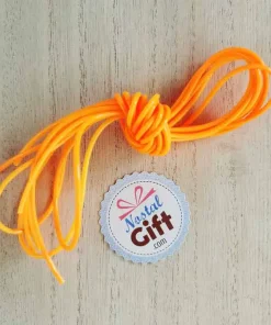 Alternative view of Fils de scoubidou – Orange pastel (par 3)